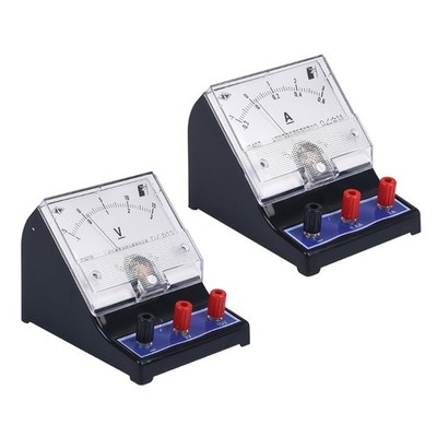 Demonstration Ammeter Easy Read Pointer Dials Design Educational Voltage Tester