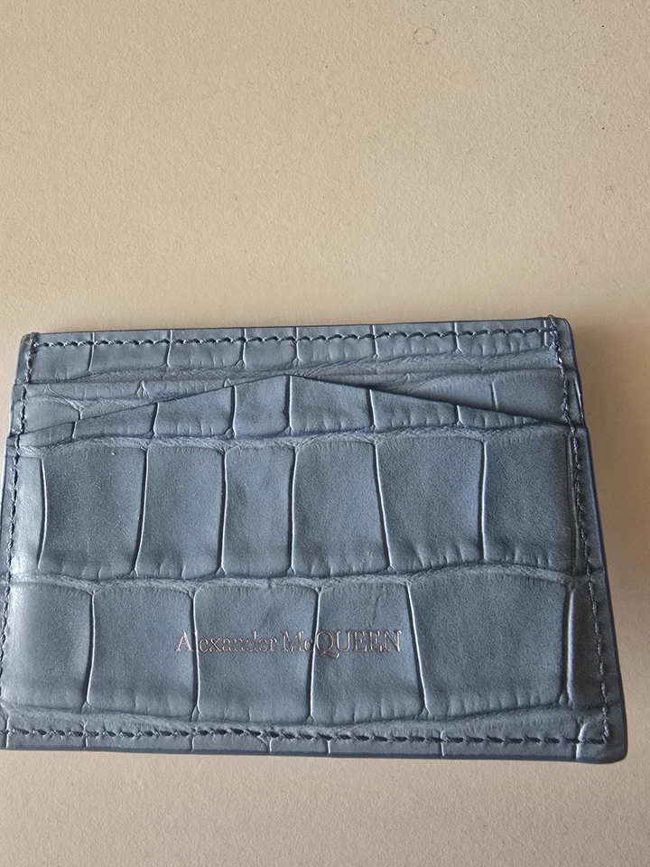 Alexander McQueen Cardholder Wallet Croc - Image 2 of 4