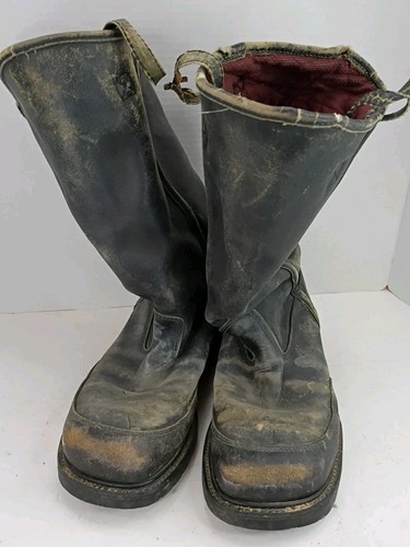 Warrington Firefighter Turnout Boots Men's Size 10.5 D Firebreaker 