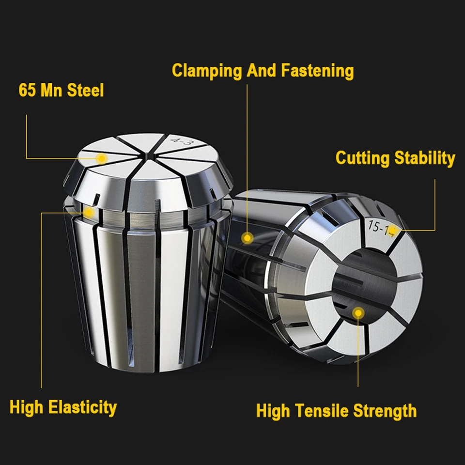 Spring Collets CNC Milling Lathe Engraving Machine Clamp Holder Lathe Tool ER20 - Image 3 of 4