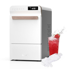 Nugget Ice Maker Countertop 40Lbs/24H, Pebble Ice Machine with Programmable Time