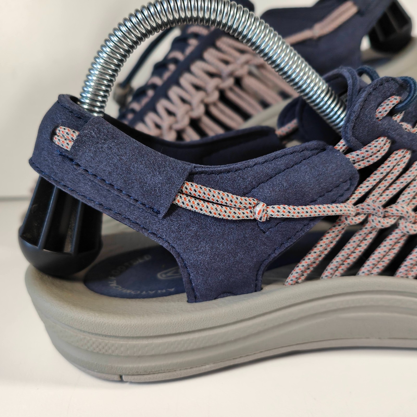 Sandali Keen Uneek donna Midnight blu navy rosso taglia 7 5 UK a bordo piscina vacanze divertimento