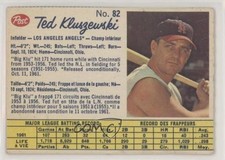 1962 Post Canadian Ted Kluszewski #82 b7j