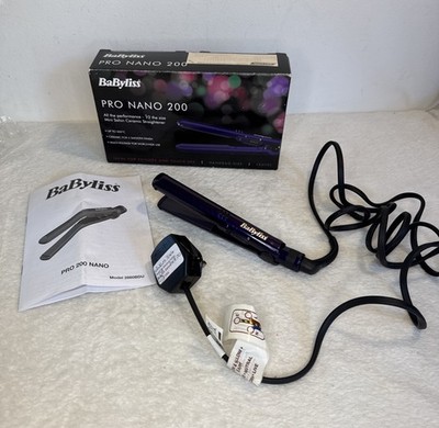 BaByliss Pro Nano 200 Lila Haarglätter Reisegröße & Karton
