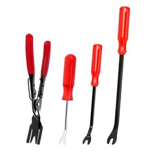 4pc Car Trim Clip Pliers Rivet Removal Tool Set for Door Panel Dashboard