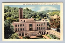 Excelsior Springs MO- Missouri Hall Of Waters Home Of Health Vintage Postcard