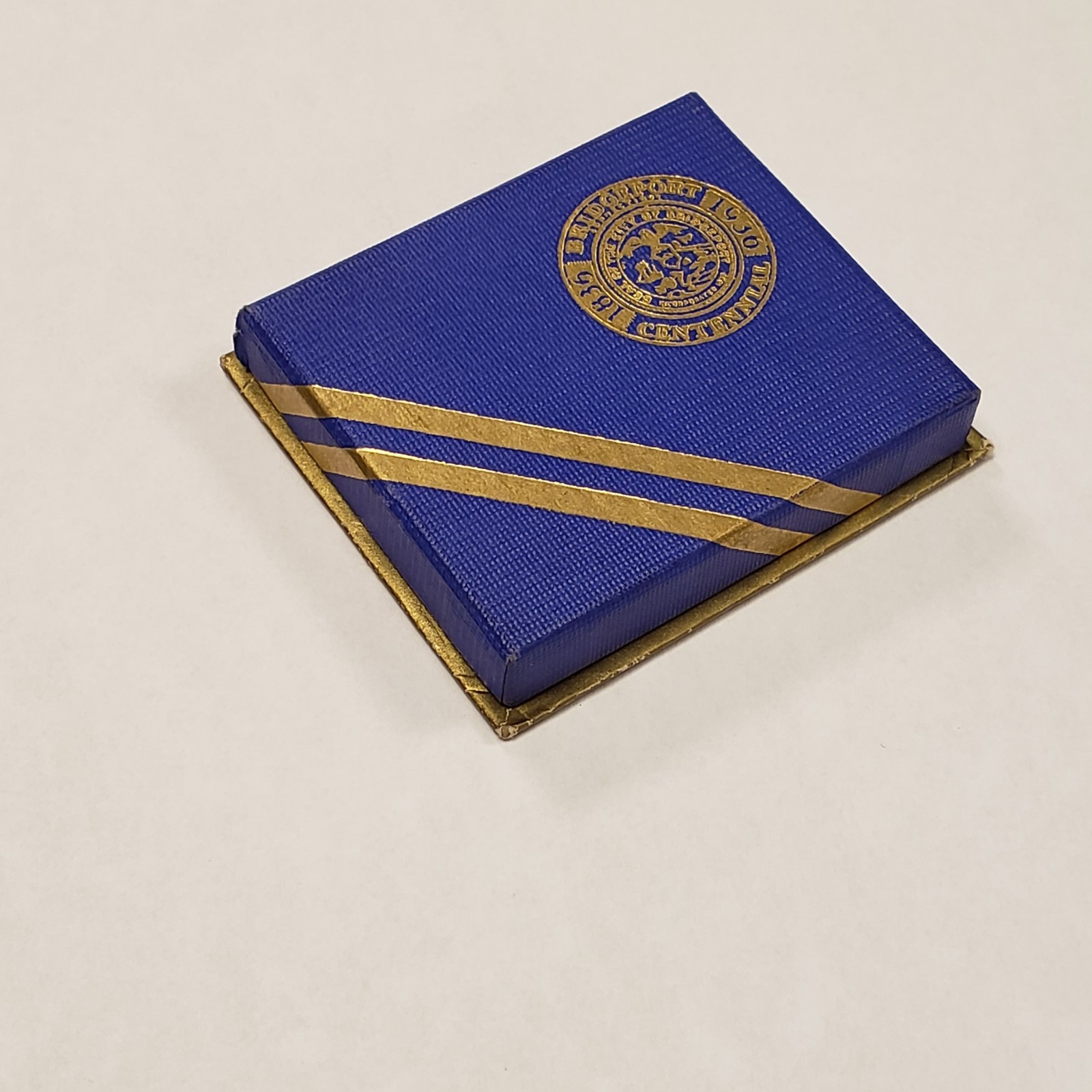 1936 50c Bridgeport CT Commemorative Silver Half Dollar - Original Box - C1285