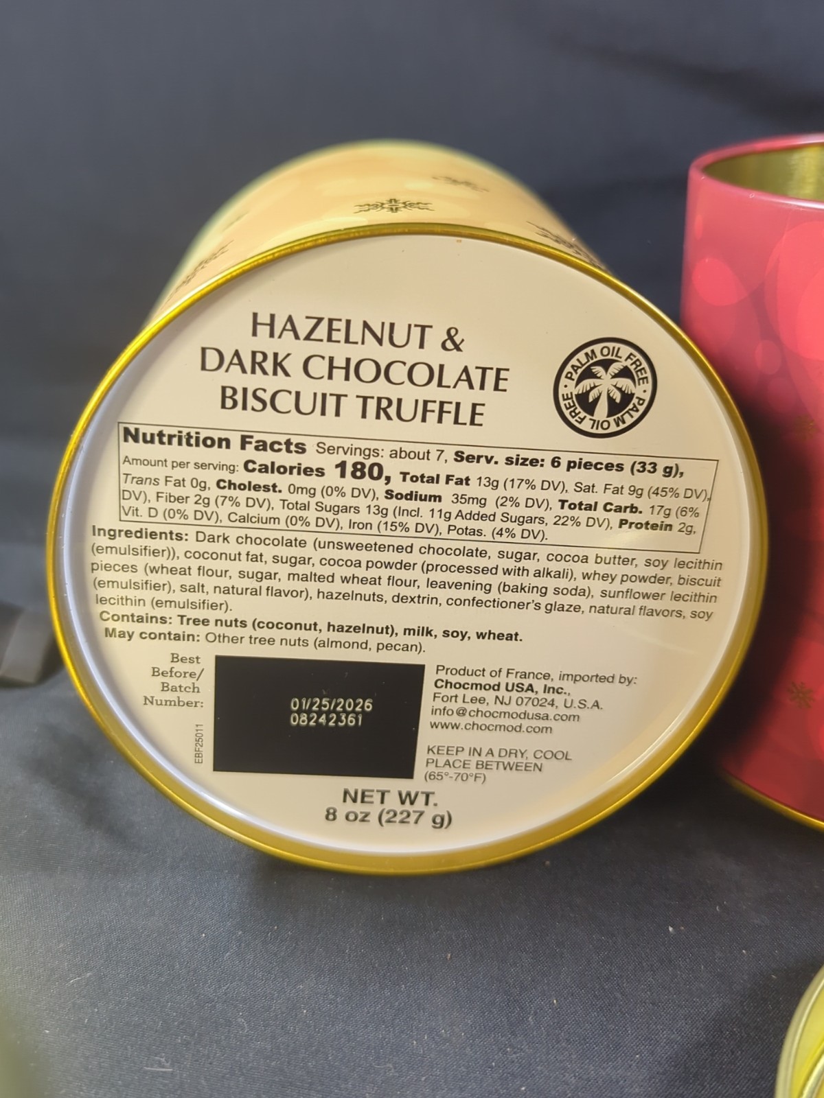 Set of 3 Christmas Gift Wrap Snowflake Truffle Tins Metal Storage Container Rare