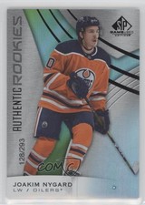 2019 Upper Deck SP Game Used Authentic Rookies Rainbow 128/293 Joakim Nygard w6f