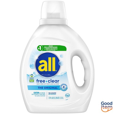 #ad #ad All Unscented Free Clear for Sensitive Skin HE Liquid Laundry Detergent 73 fl oz $15.38