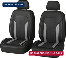 2 Pack Universal Car Seat Cover with Breathable Mesh Backrest,Comfortable Car Se