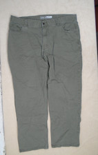 Carhartt Rugged Flex Work Pants Mens 40x30 Green Canvas 5 Pocket Relaxed Fit