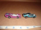 HOT WHEELS REDLINE MUSTANG BOSS HOSS 1969 & JET THREAT 1970 CARS