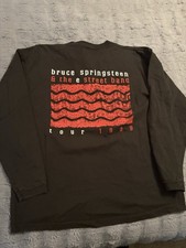 Vintage Bruce Springsteen The E Street Band 1999 Tour Long Sleeve Shirt XL