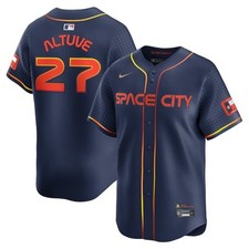 Official Jose Altuve Houston Astros Space City Connect Jersey Large Reg. 135