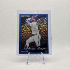 2022 Topps Update Topps Black Gold Blue Parallel Bryce Harper #BG-19 Phillies