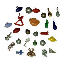 Sports Lot of Vintage 1930's 26 Miniature Cracker Jacks Hard Plastic Metal