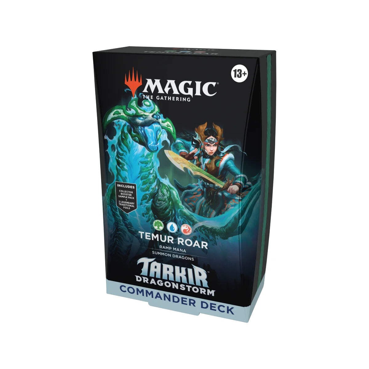 MTG Tarkir Dragonstorm Temur Roar 100 Karten Commander Deck Versiegelt