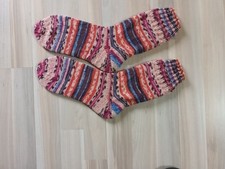 Socken, handgestrickt, Größe 38/39 aus Sockenwolle  "Rellana-Merino"4fach