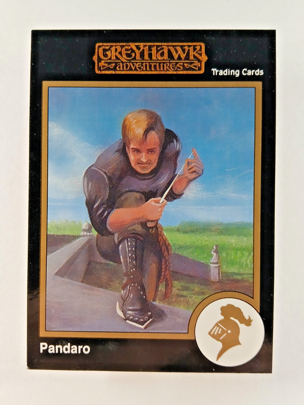 Tarjeta Pandaro the Fox #77 Gold - Dungeons & Dragons (1992 TSR) D&D 2e AD&D