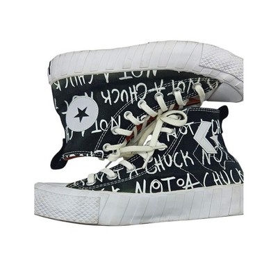 Converse Chuck 70 Hi UNT1TL3D Black ''Not A Chuck'' Sneakers Sz 6 Mens Sz 8 Womens
