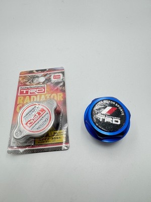 TRD TOYOTA SPORTS CARS TRD PERFORMANCE ENGINE OIL CAP RADIATOR CAP TYPE ...