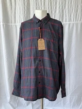 Weatherproof Vintage Men's Size XL Luxe Flannel Button Down NWT Dark Forest
