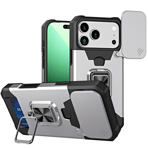 For iPhone 17 Pro-12Boy Man Cool Car Mount Magnetic Stand Insert card Phone Case - Picture 18 of 20