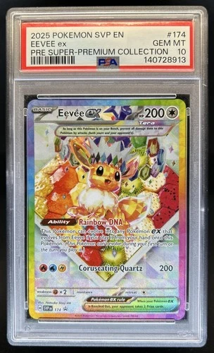 2023-25 Pokemon SV Black Star Promos - SVP EN Eevee ex #174 PSA 10 GEM MINT