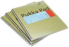 Pukka Pad Notebook Wirebound Vellum 80gsm Ruled and Margin 120 Pages A4 Ref VJM/