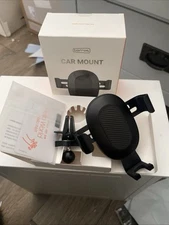 TORRAS Cell Phone Holder for Car, Car Mount Holder Cradle, Black