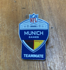 NFL 2022 Munich Games Teammate Lapel Pin Badge - Official Collectible