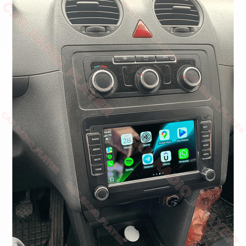 Android 14 Autoradio Für VW Caddy 2003-2013 Stereo Carplay GPS Nav BT+AHD Kamera - Bild 1 von 20