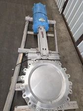 Dezurik 24" KGN-MSU Knifegate Valve SS w/Actuator NEW