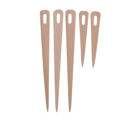 5 Stücke Holz Weben Stricken Shuttle Stick Nadelform DIY Werkzeug 11/20 Cm