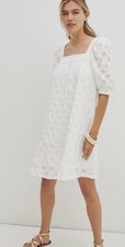 Anthropologie Maeve Eyelet Mini Dress Small Spring 