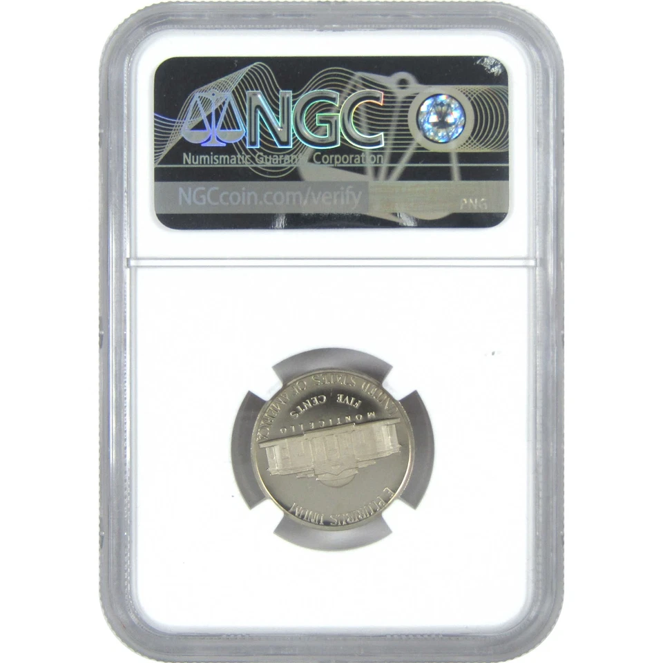 1978 S Jefferson Nickel PF 69 UCAM NGC Proof Clashed Dies Mint Error - Image 2 of 4