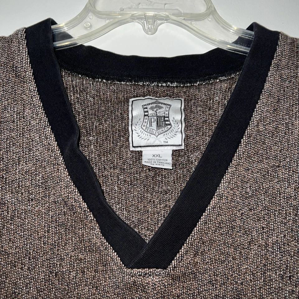 Pebble Beach Men’s Golf Sweater Sweatshirt Vest Size XXL - Image 2 of 4