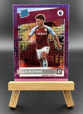 20/21 Panini Chronicles - Ollie Watkins #1 Rated Rookie Purple Mojo Aston Villa