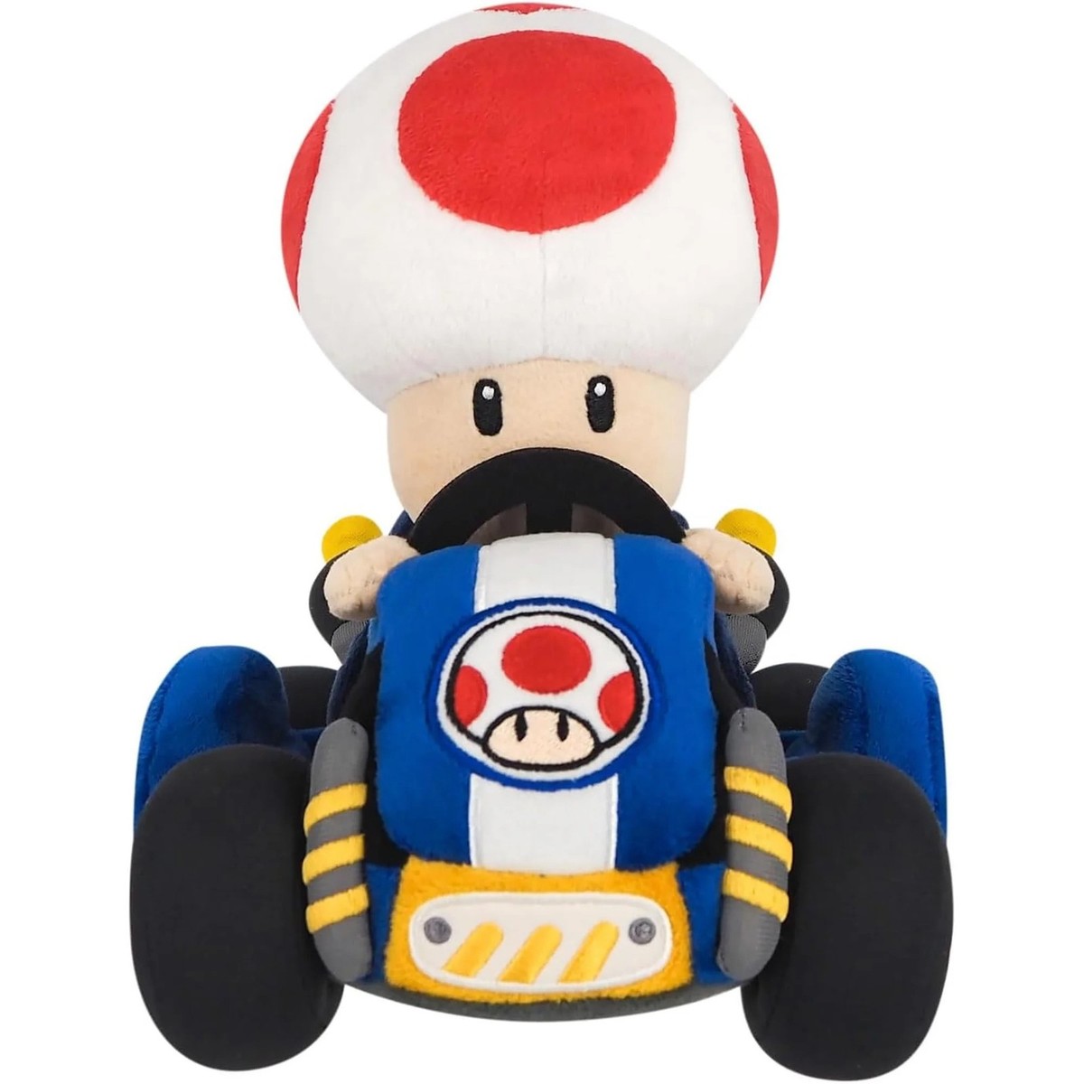 Official Little Buddy Super Mario Mario Kart World Toad Plush 9