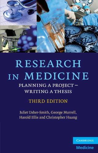 Research in Medicine, Third Edition: Planning a Project - Writing a Thesis (Camb