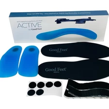 Active by Good Feet Arch Support Blue Insoles Size 3 Small