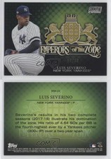 2020 Stadium Club Chrome Emperors of the Zone Gold Refractor /50 Luis Severino