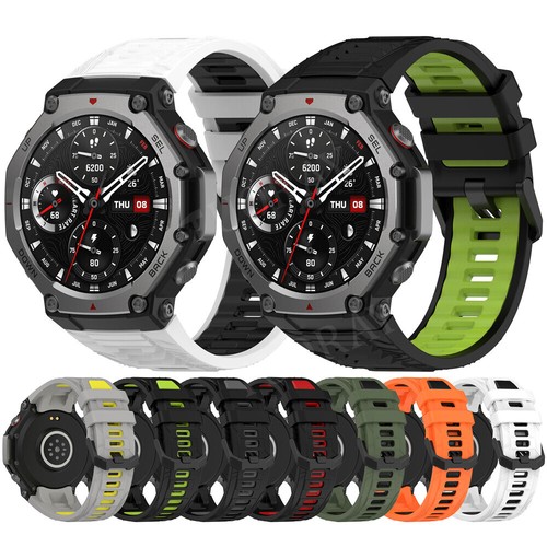Für Huami AmazFit T-Rex 3 Sport Silikon Armband Strap TPU Case Smartwatch - Bild 6 von 128