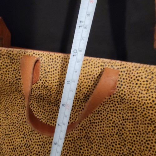 Madewell Brown Cheetah Leopard Print Calf Hair Leather Crossbody Bag - Picture 16 of 17