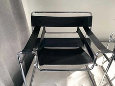 1960s Gavina & Knoll Wassily B3 Lounge Chair in Black by Marcel Breuer