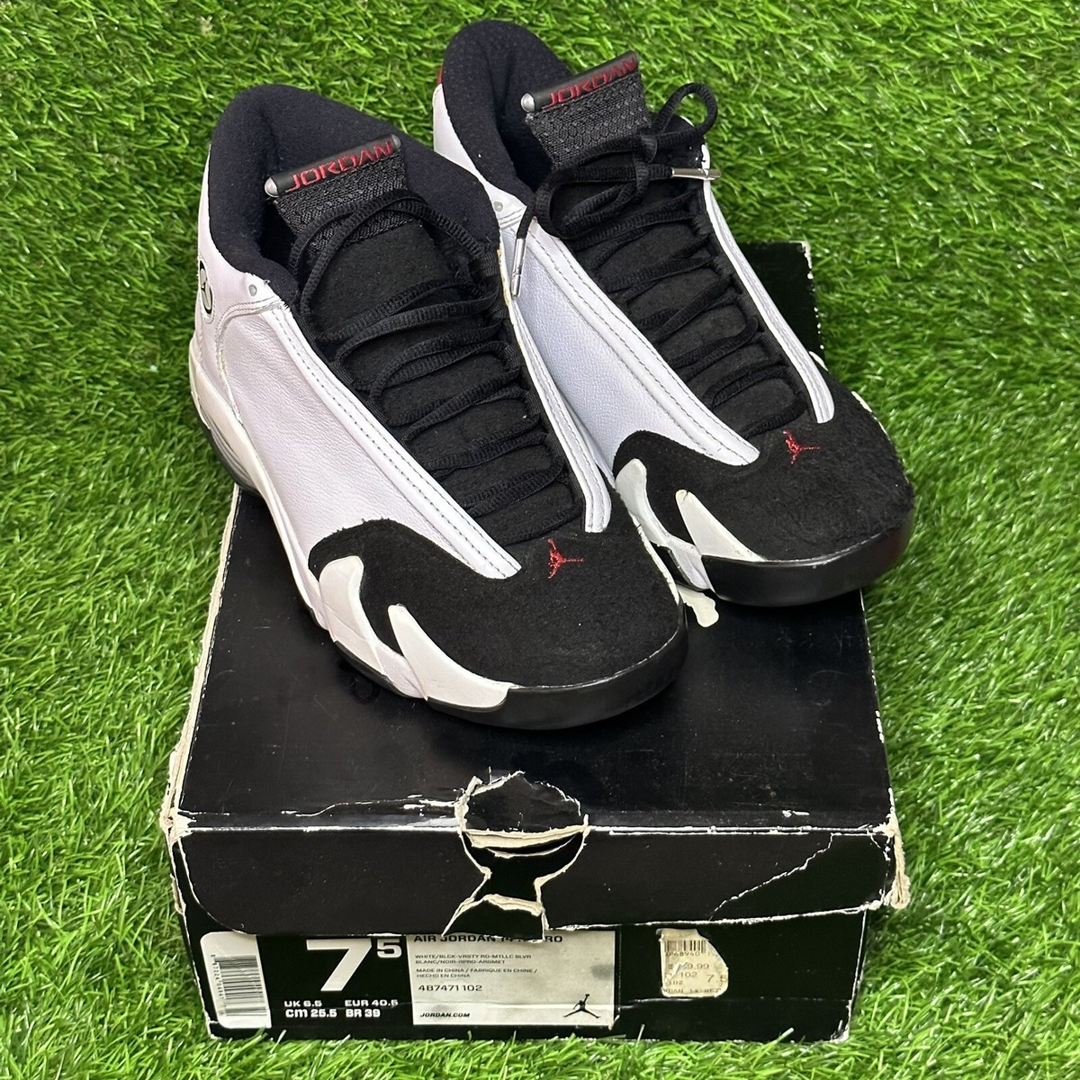 Air Jordan 14 ホワイト/ブラック/レッド Nike Air Jordan 14 'White & Red' Release Date. Nike SNKRS