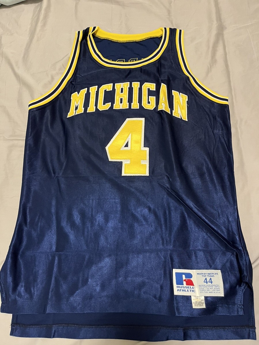 レア‼️ 刺繍‼️ NCAAユニフォーム Michigan Chris Webber MITCHELL & NESS AUTHENTIC CHRIS WEBBER S $300 RETAIL