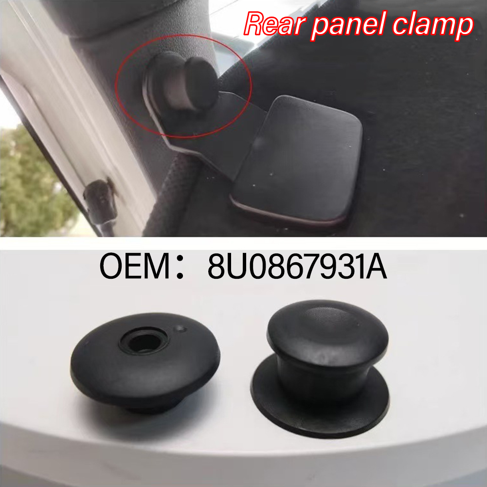2PCS Car Clips Rear Trunk Partition Board Buckle Panel 8U0867931A