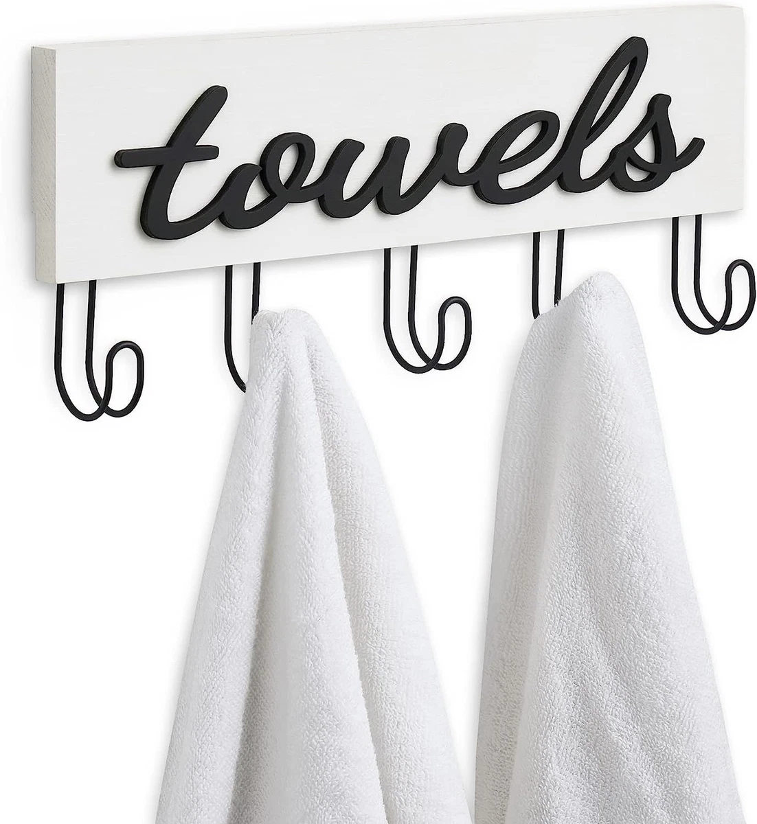 Bathroom Wall Towel Holder, Wall Storage, Bathroom Decor, Towel